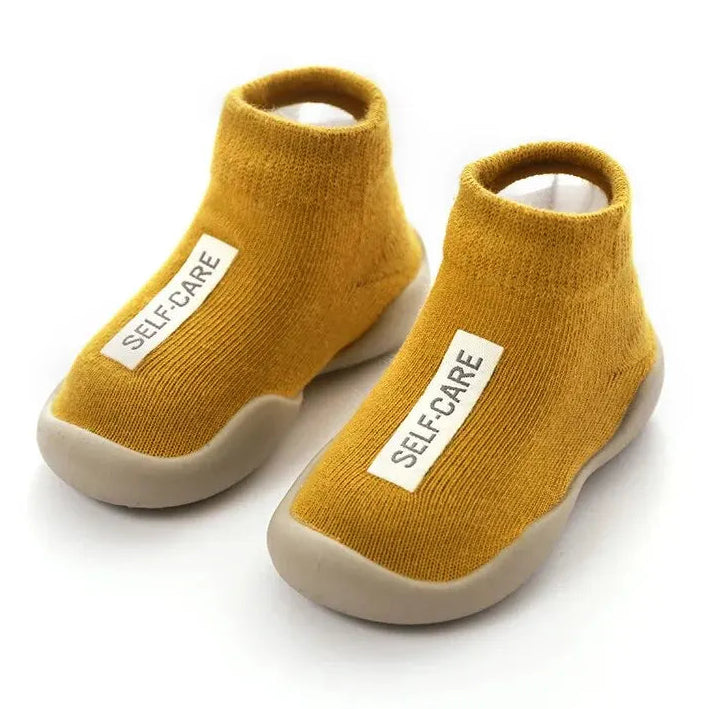 ColorGrip Baby Slipper Socks – Soft-Sole Anti-Skid Knit Booties (0–24M)