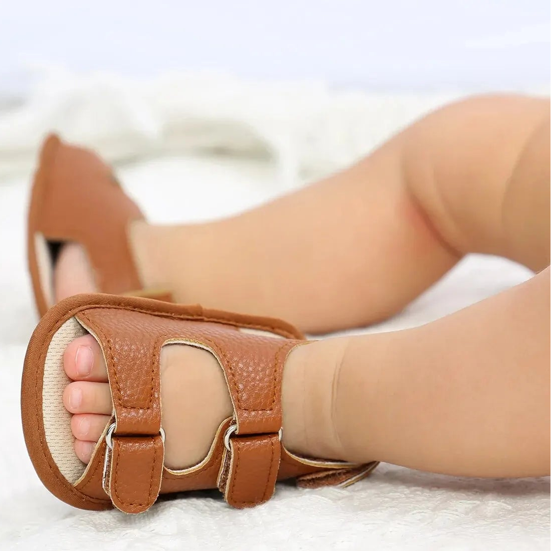 Baby First Walker Sandals – Soft Sole Non-Slip Summer Shoes (0–18M)