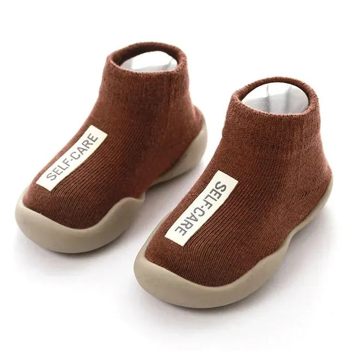 ColorGrip Baby Slipper Socks – Soft-Sole Anti-Skid Knit Booties (0–24M)