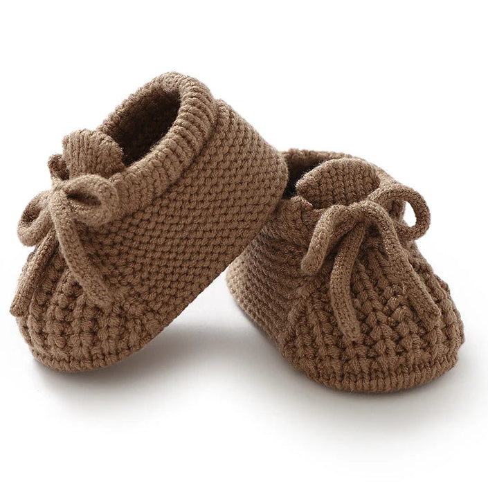 Baby Knit Booties – Soft Warm Newborn & Infant Booties (0–18M)