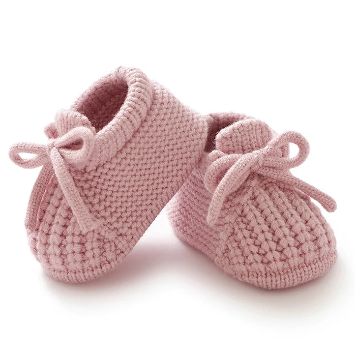 Baby Knit Booties – Soft Warm Newborn & Infant Booties (0–18M)