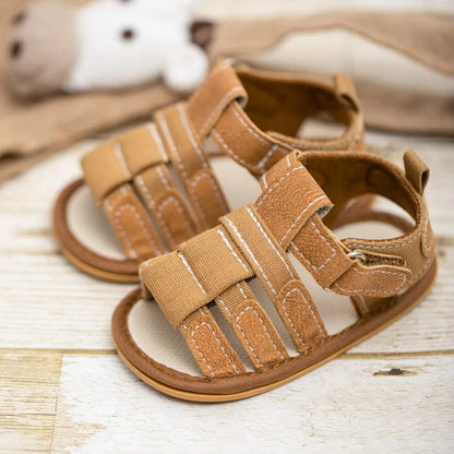LittleTrail Baby Newborn Sandals – Non-Slip Summer Sandals (0–12M)