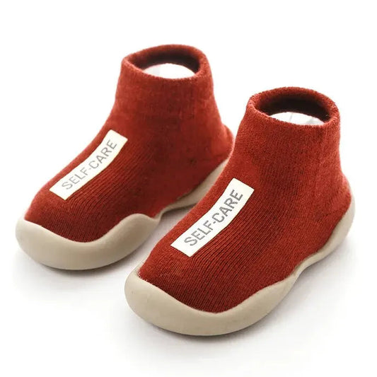 ColorGrip Baby Slipper Socks – Soft-Sole Anti-Skid Knit Booties (0–24M)