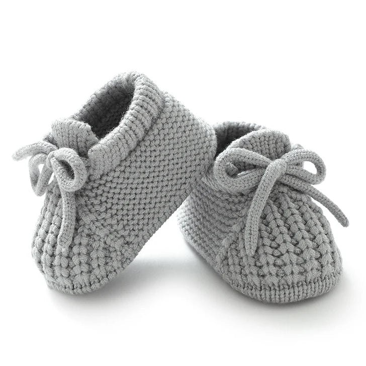 Baby Knit Booties – Soft Warm Newborn & Infant Booties (0–18M)