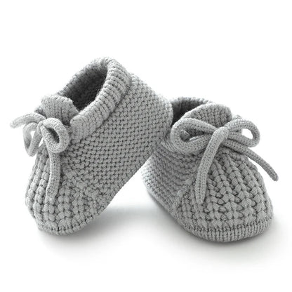 Baby Knit Booties – Soft Warm Newborn & Infant Booties (0–18M)