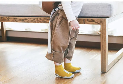 ColorGrip Baby Slipper Socks – Soft-Sole Anti-Skid Knit Booties (0–24M)