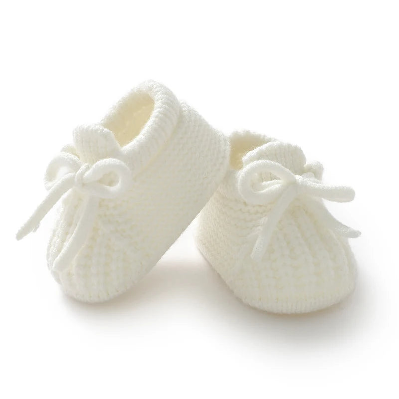 Baby Knit Booties – Soft Warm Newborn & Infant Booties (0–18M)