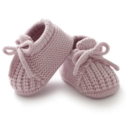 Baby Knit Booties – Soft Warm Newborn & Infant Booties (0–18M)