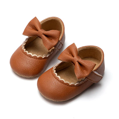 PrincessBow Newborn Baby Shoes – Non-Slip, Comfy & Elegant (0–24M)